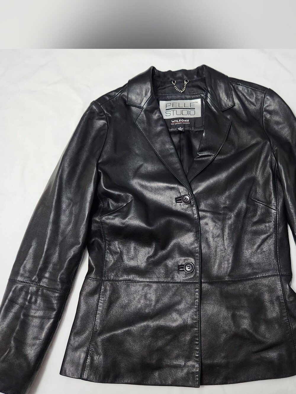 PELLE STUDIO WILSONS WOMEN'S LEATHER JACKET COLOR BLACK SIZE SMALL